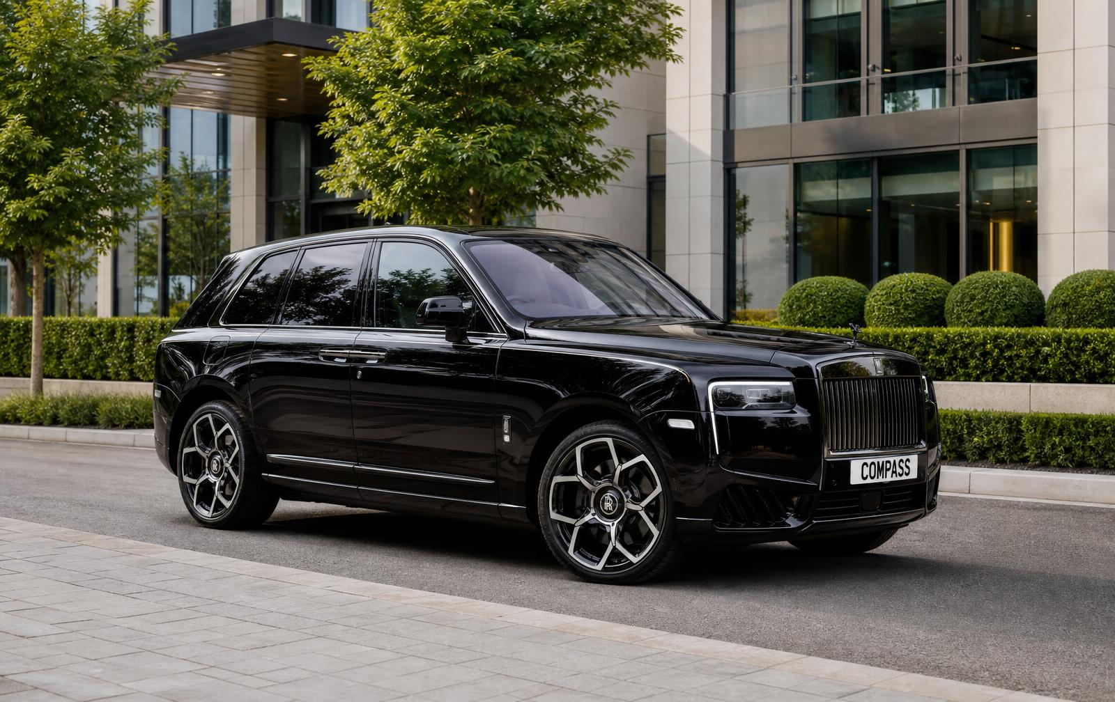 Ultra Premium Chauffeur — Rolls-Royce Cullinan Black Badge Series II chauffeur vehicle